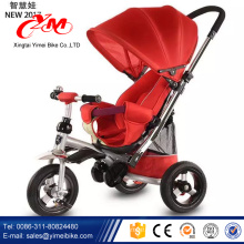 Brillante bebé triciclo nuevos modelos niños triciclo con dosel / Custom trikes bebé a la venta en polonia / niños pedal trike con EN71